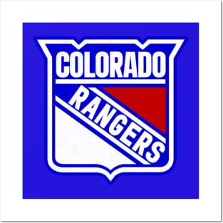 Defunct Colorado Rangers Hockey 1987 Posters and Art